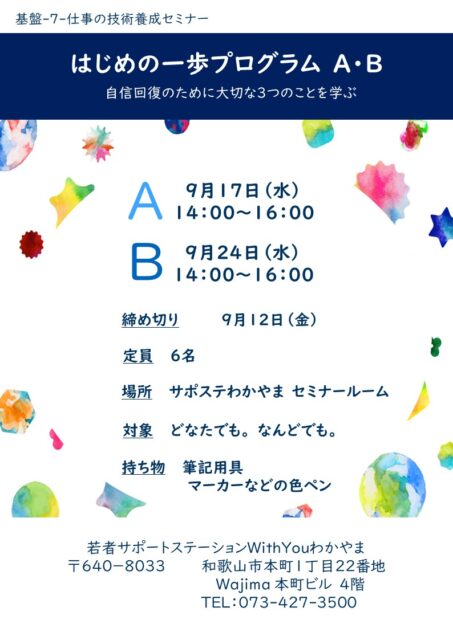 はじめの一歩プログラム　A・B